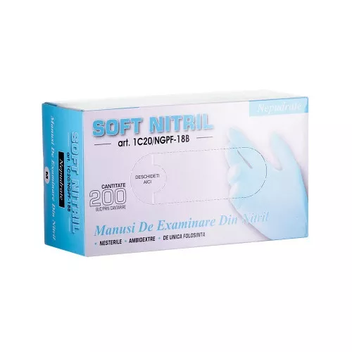 Manusi unica folosinta din nitril Soft Nitril Renania
